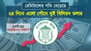 ২৪ দিনে এলো ২০ হাজার ৬০০ কোটি টাকার রেমিট্যান্স