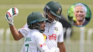 বাংলাদেশের জয়ের পর শান্তকে ড. ইউনূসের ফোন
