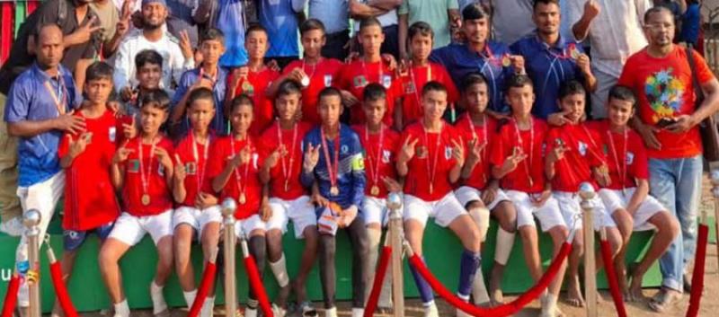 ঢাকা‌কে হা‌রি‌য়ে ফাইনা‌লে কুতুব‌দিয়ার ক্ষু‌দে টাইগাররা