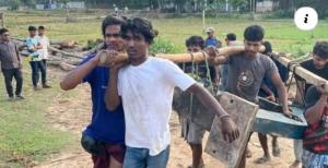 উখিয়ায় যৌথ অভিযানে ৪ টি অবৈধ করাত কল উচ্ছেদ, বিপুল কাঠ জব্দ