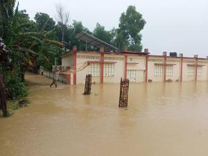 টানা বর্ষণে উখিয়ায় নিম্নাঞ্চল প্লাবিত