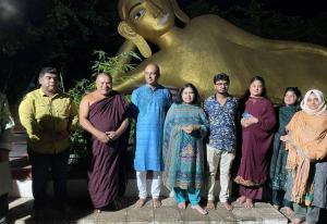 রামু ১০০ ফুট বুদ্ধ মূর্তি পরির্দশনে জেলা প্রশাসক